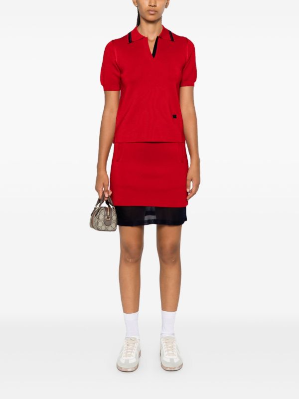 Wales Bonner Verse Mini Skirt | Browns Knitted Skirts