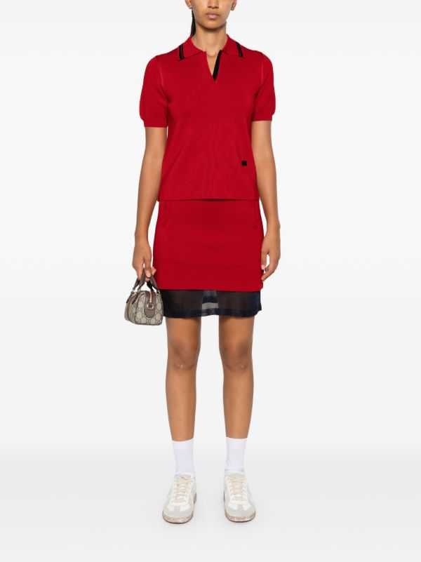 Wales Bonner Verse Polo Shirt | Browns Knitted Tops