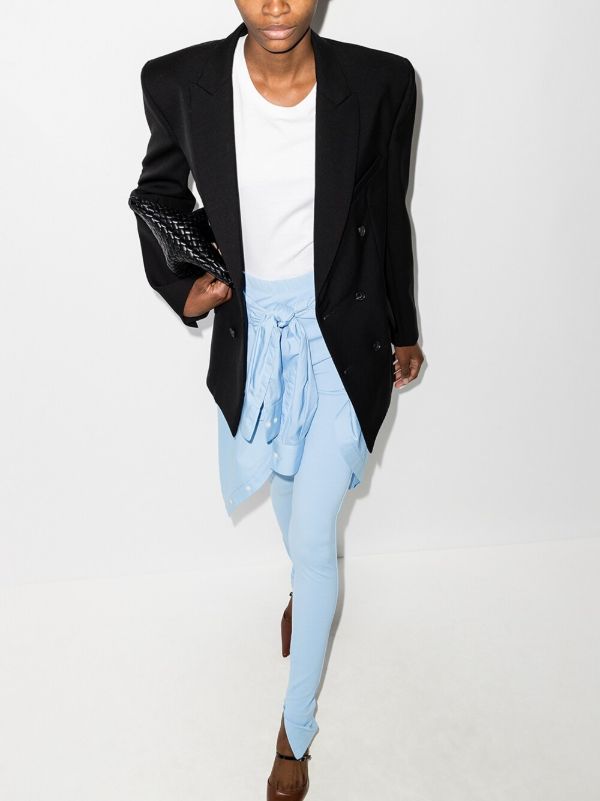 WARDROBE.NYC Black Double-breasted Wool Blazer | Browns Suit Jackets