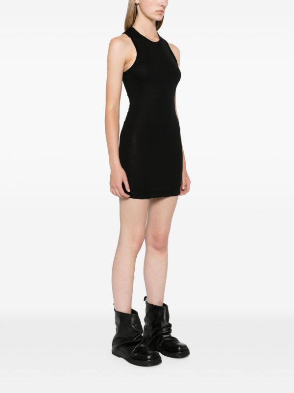WARDROBE.NYC Black Racerback Cotton Mini Dress | Browns Day Dresses