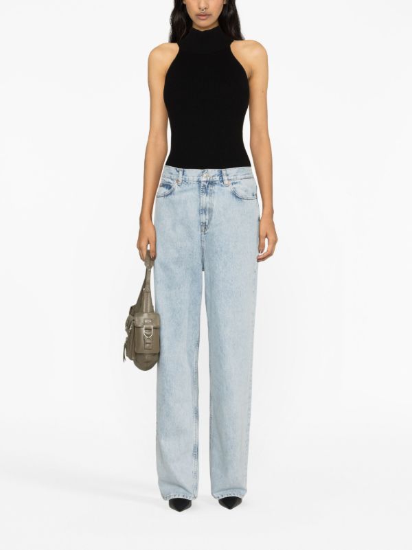 WARDROBE.NYC Blue Low-Rise Straight-Leg Jeans | Browns Straight-Leg Jeans