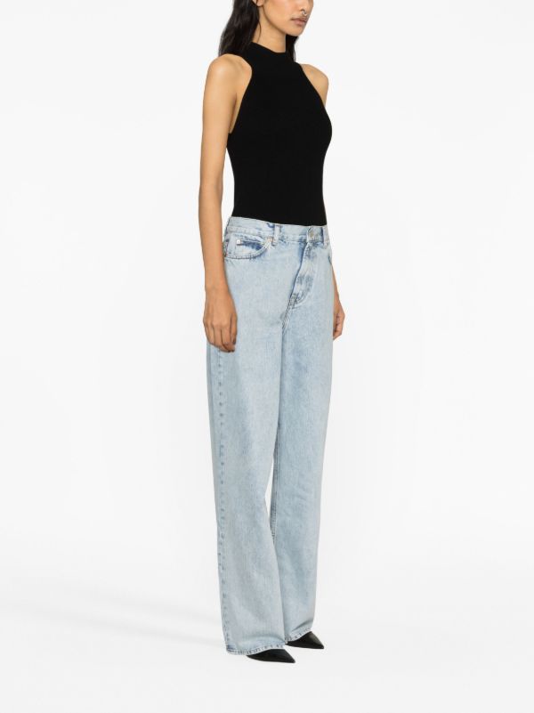 WARDROBE.NYC Blue Low-Rise Straight-Leg Jeans | Browns Straight-Leg Jeans