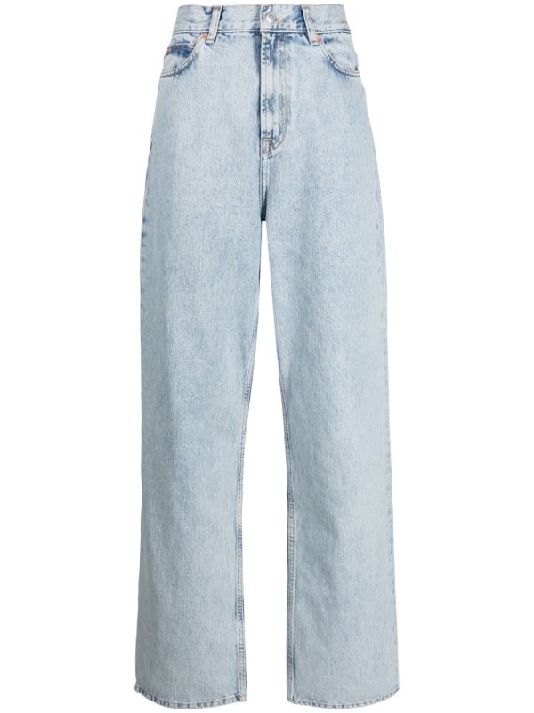 WARDROBE.NYC Blue Low-Rise Straight-Leg Jeans | Browns Straight-Leg Jeans