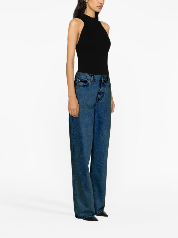 WARDROBE.NYC Blue Wide-leg Jeans | Browns Wide-Leg Jeans