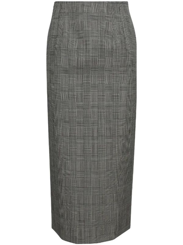 WARDROBE.NYC Grey Countour Skirt | Browns Pencil Skirts