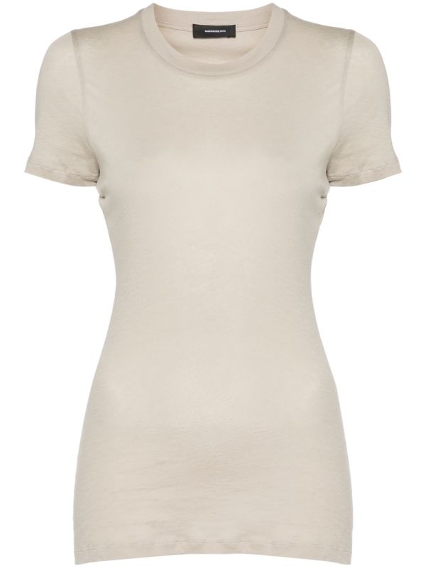WARDROBE.NYC Grey Short-Sleeve Cotton T-Shirt | Browns T-Shirts & Jersey Shirts