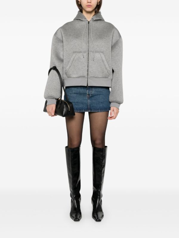 WARDROBE.NYC Grey Zip-Up Hoodie | Browns Hoodies