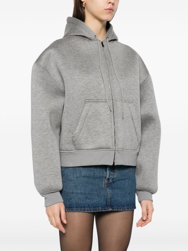 WARDROBE.NYC Grey Zip-Up Hoodie | Browns Hoodies