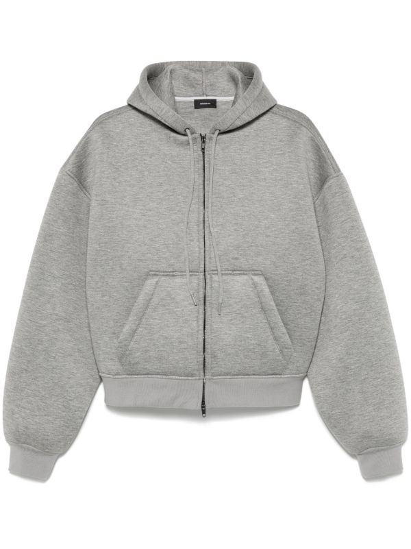 WARDROBE.NYC Grey Zip-Up Hoodie | Browns Hoodies