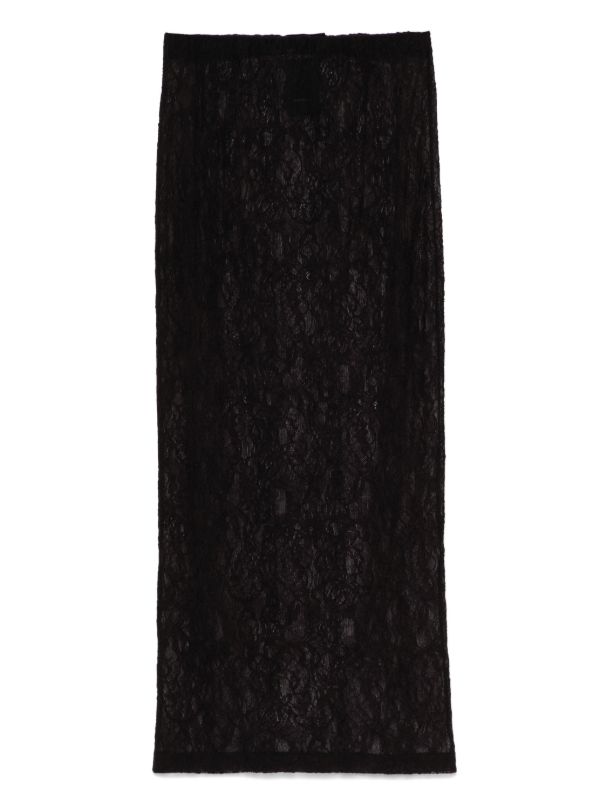 WARDROBE.NYC lace midi skirt | Browns Straight Skirts