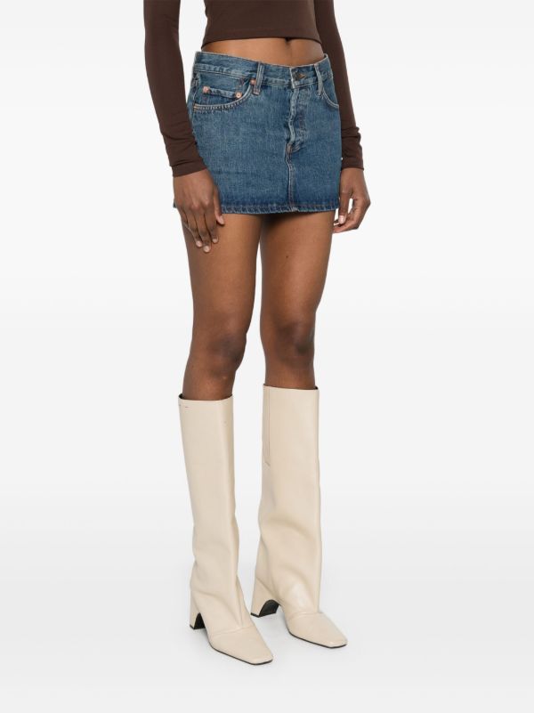 WARDROBE.NYC Micro Mini Skirt | Browns Denim Skirts