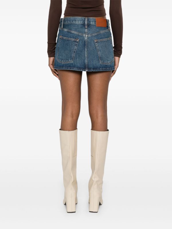 WARDROBE.NYC Micro Mini Skirt | Browns Denim Skirts