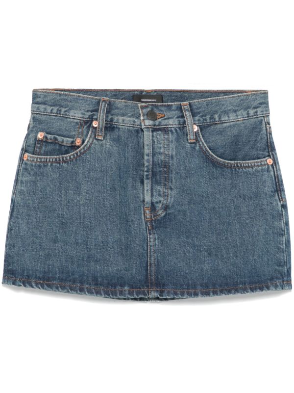WARDROBE.NYC Micro Mini Skirt | Browns Denim Skirts