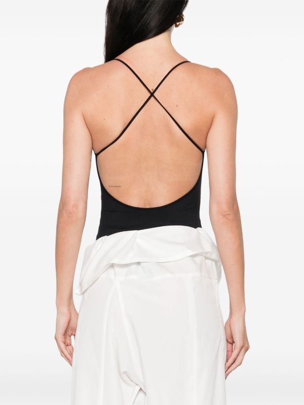 WARDROBE.NYC V-neck Bodysuit | Browns Vests & Tank Tops