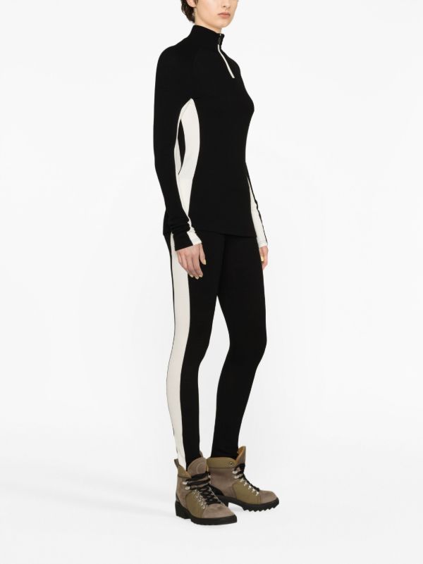 We Norwegians Black Voss Ski Leggings | Browns Ski Bottoms