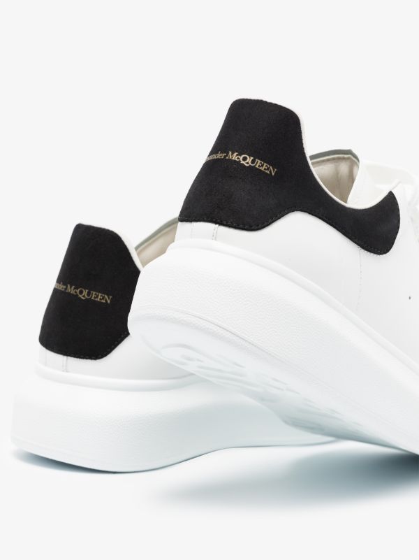 Women's Alexander McQueen White And Black Oversized Sneakers | Browns Sneakers