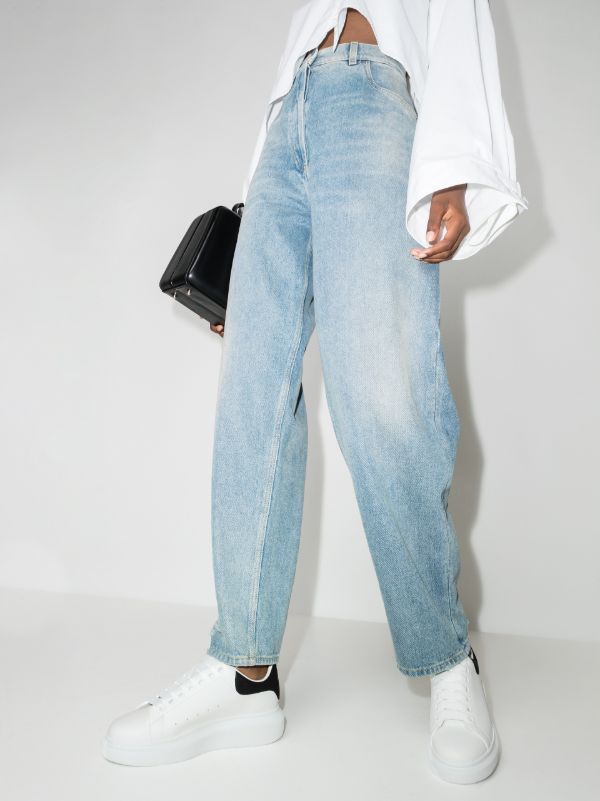 Women's Alexander McQueen White And Black Oversized Sneakers | Browns Sneakers