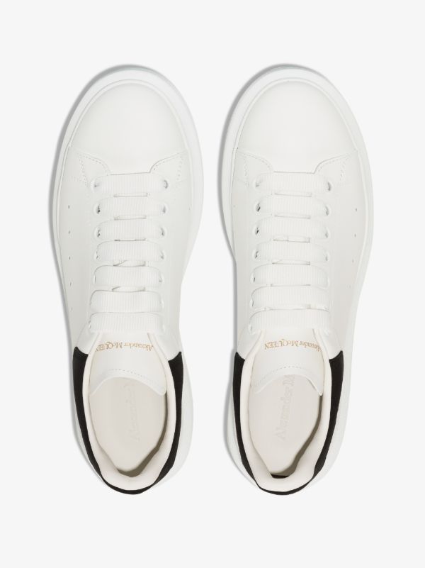 Women's Alexander McQueen White And Black Oversized Sneakers | Browns Sneakers