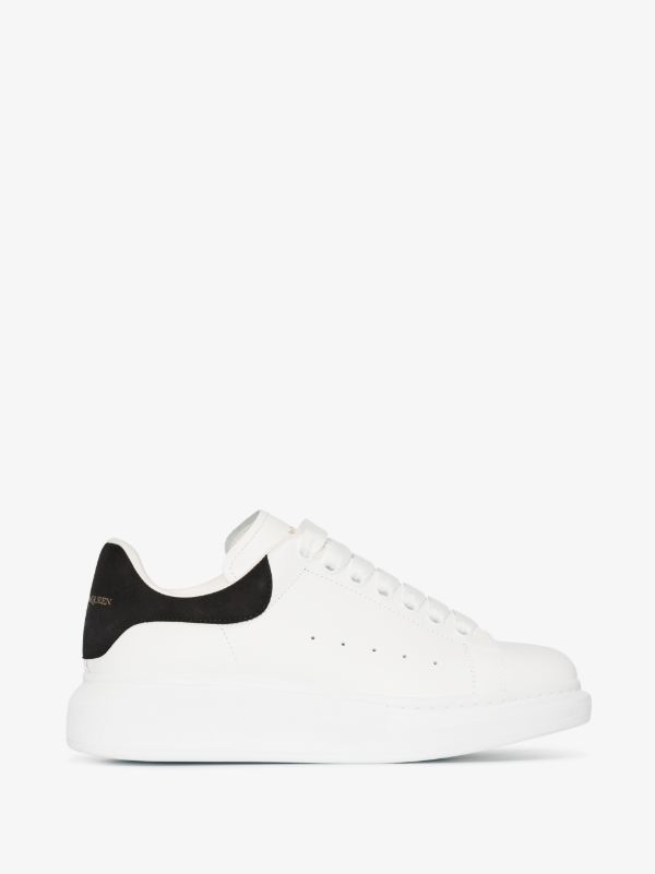 Women's Alexander McQueen white and black Oversized sneakers | Browns Sneakers