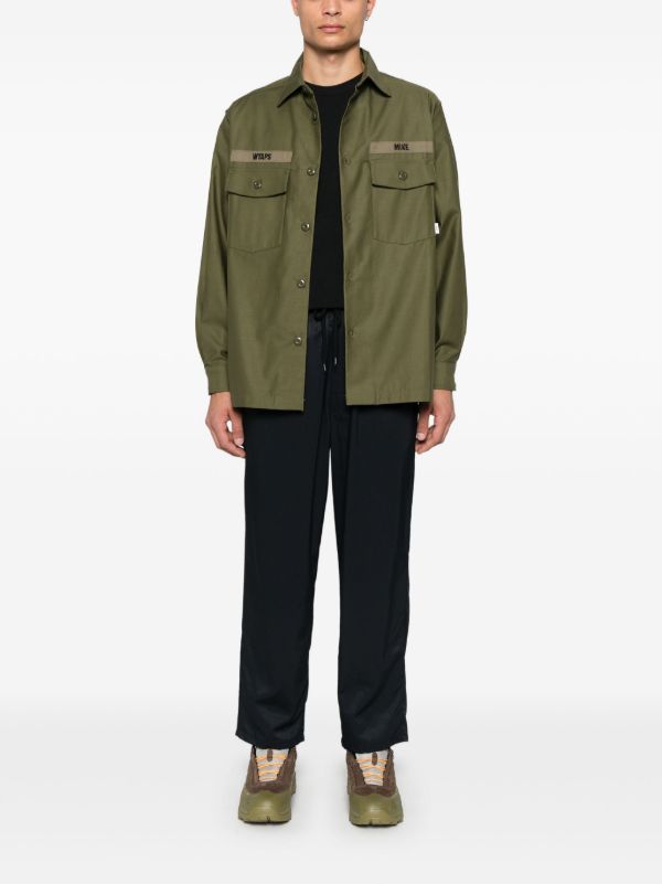 WTAPS Black Tapered Trousers | Browns Tapered Pants