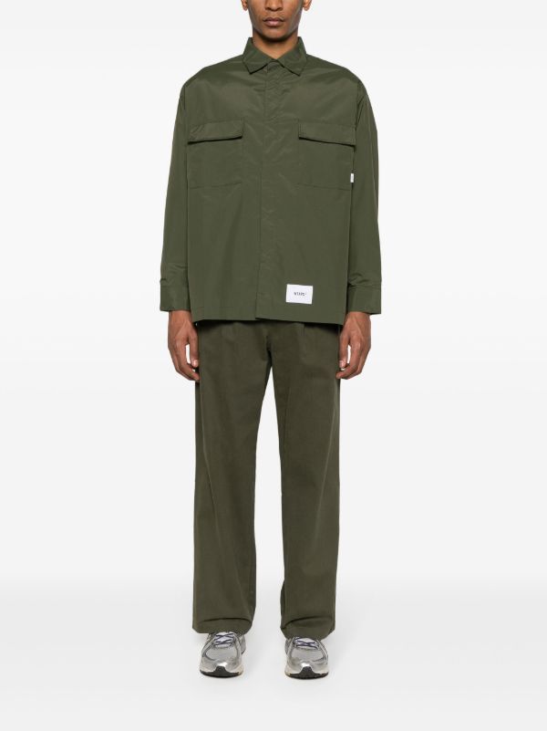 WTAPS Green 08 Button-Up Shirt | Browns Shirts