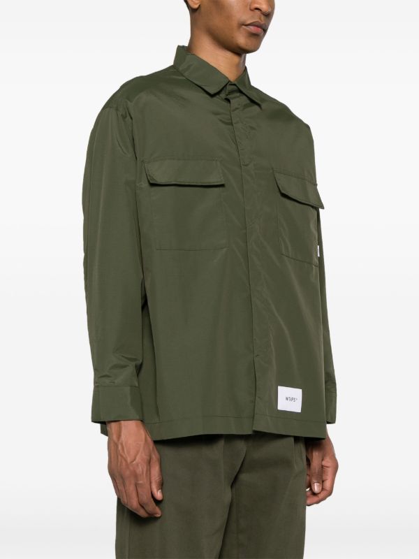 WTAPS Green 08 Button-Up Shirt | Browns Shirts