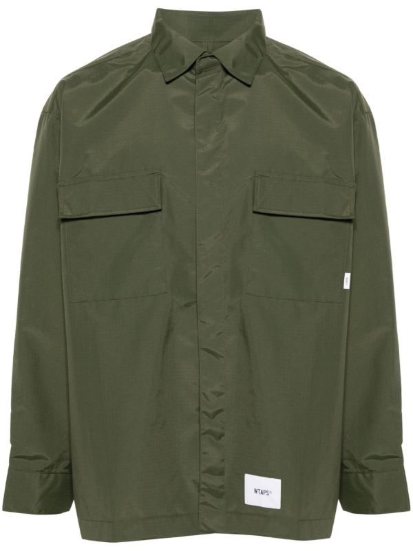 WTAPS Green 08 Button-Up Shirt | Browns Shirts