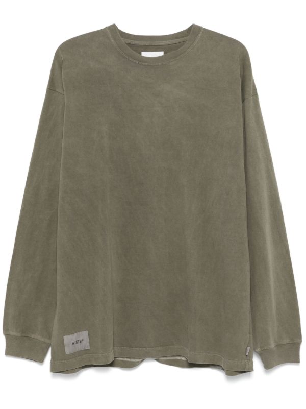 WTAPS Green Logo-Tag T-Shirt | Browns T-Shirts