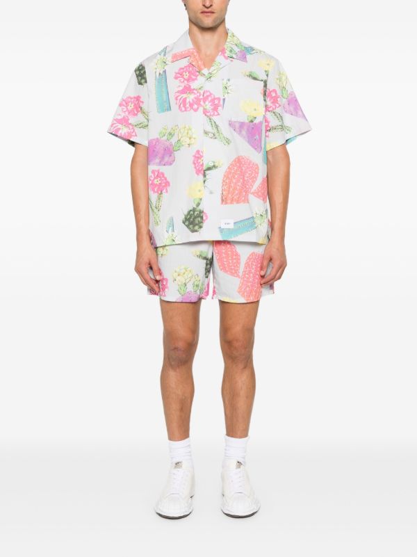 WTAPS Printed Cotton Bermuda Shorts | Browns Bermuda Shorts