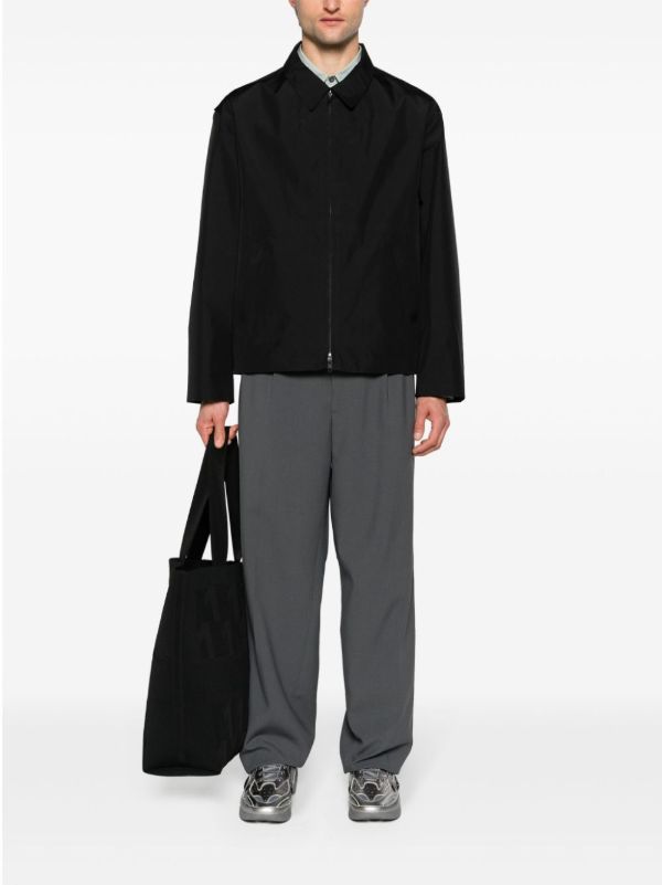 Y-3 Black GORE-TEX Zip-Up Jacket | Browns Varsity Jackets