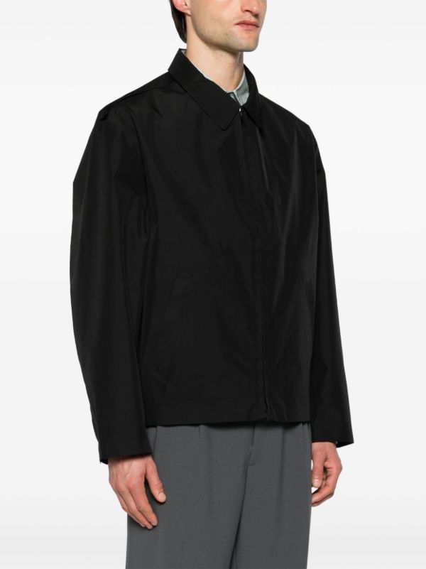 Y-3 Black GORE-TEX Zip-Up Jacket | Browns Varsity Jackets