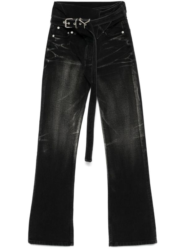 Y/Project Wrap Belt Jeans | Browns Bootcut Jeans