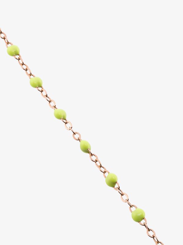 Yellow Gigi Clozeau 18K Rose Gold 17 CM Beaded Bracelet| Browns Fine Bracelets