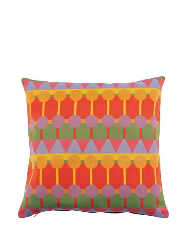 Yinka Ilori Aami geometric-pattern cushion | Browns Cushions