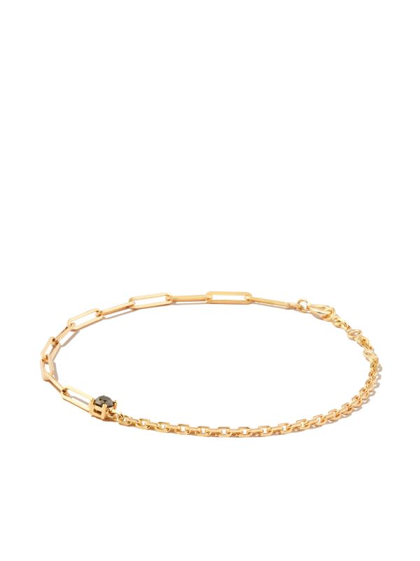Yvonne Léon 18K Yellow Gold Diamond Chain Bracelet | Browns Bracelets