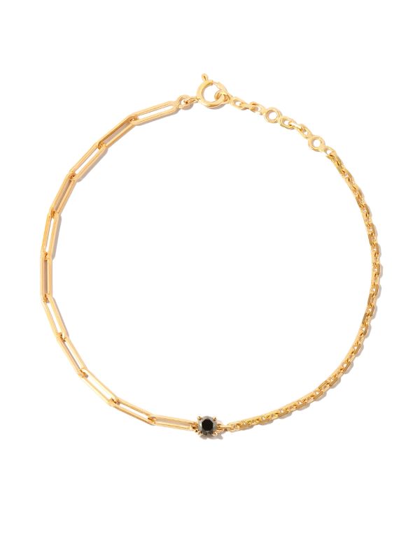 Yvonne Léon 18K yellow gold diamond chain bracelet | Browns Bracelets