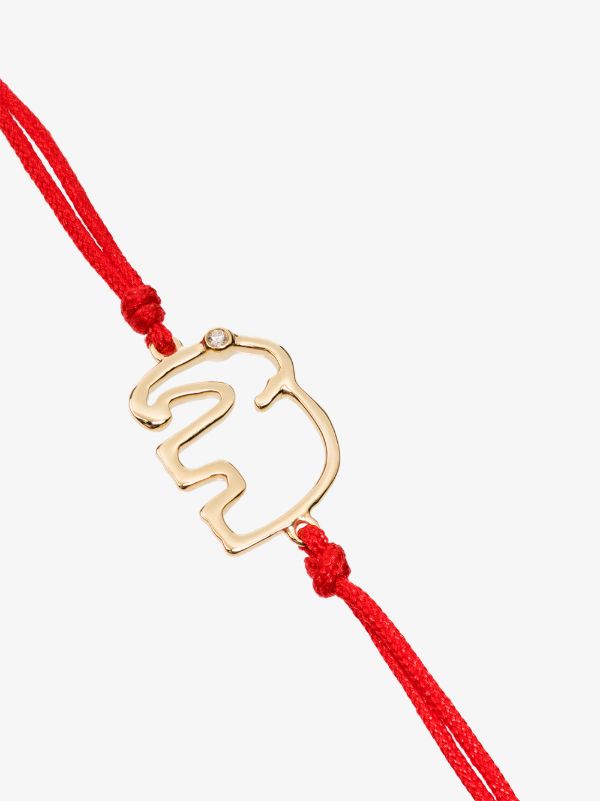 Yvonne Léon 9K Yellow Gold Elephant Bracelet | Browns Fine Bracelets