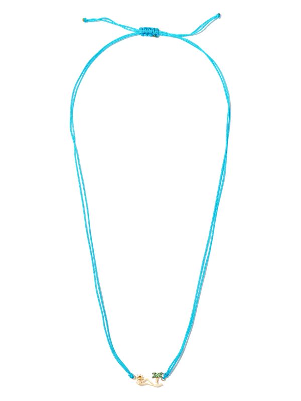 Yvonne Léon 9K Yellow Gold Island Diamond Choker Necklace | Browns Fine Necklaces