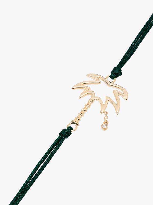 Yvonne Léon 9K Yellow Gold Palm Tree Diamond Bracelet | Browns Fine Bracelets