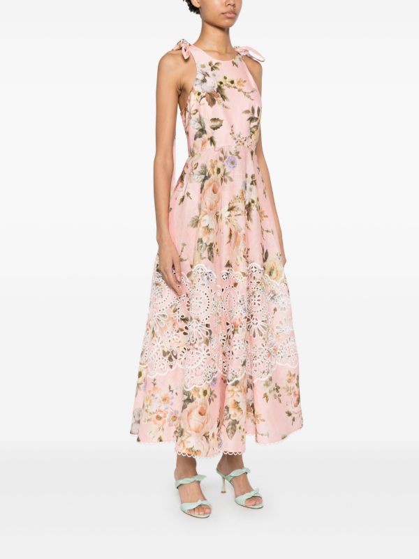 ZIMMERMANN Acacia Broderie Midi Dress | Browns Day Dresses