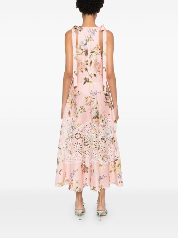 ZIMMERMANN Acacia Broderie Midi Dress | Browns Day Dresses
