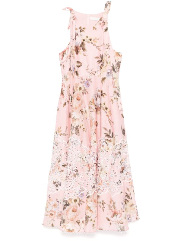 ZIMMERMANN Acacia Broderie Midi Dress | Browns Day Dresses