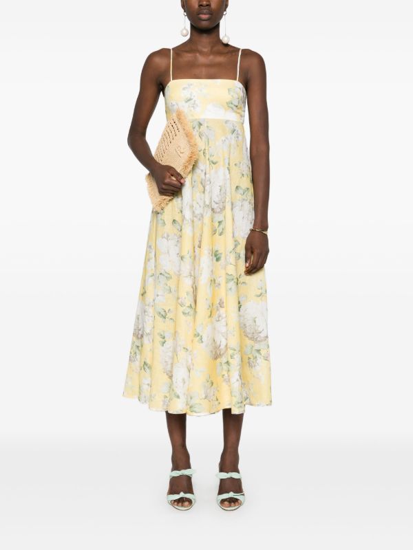 ZIMMERMANN Acacia Midi Dress | Browns Cocktail & Party Dresses