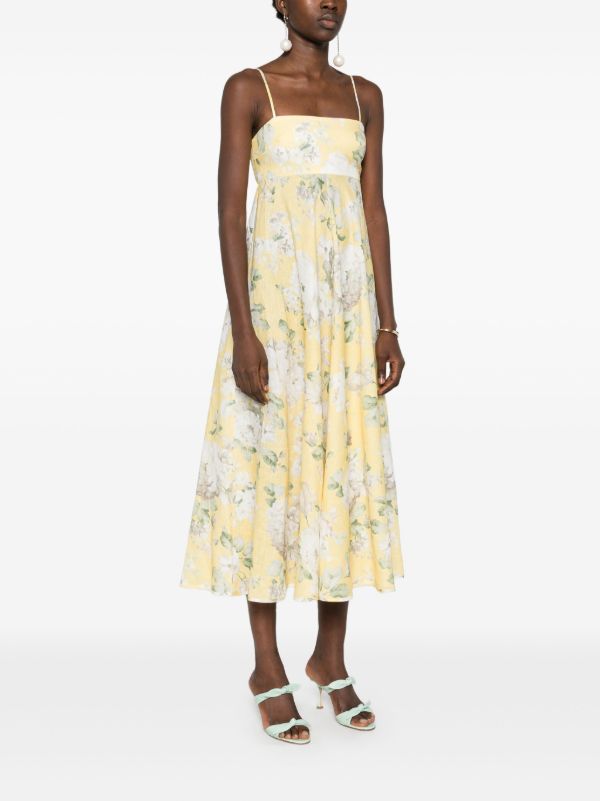 ZIMMERMANN Acacia Midi Dress | Browns Cocktail & Party Dresses