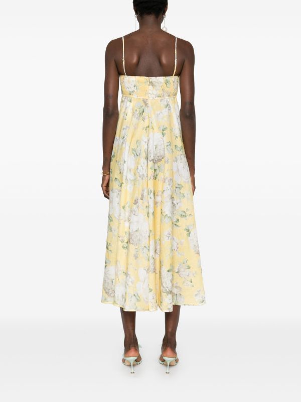 ZIMMERMANN Acacia Midi Dress | Browns Cocktail & Party Dresses