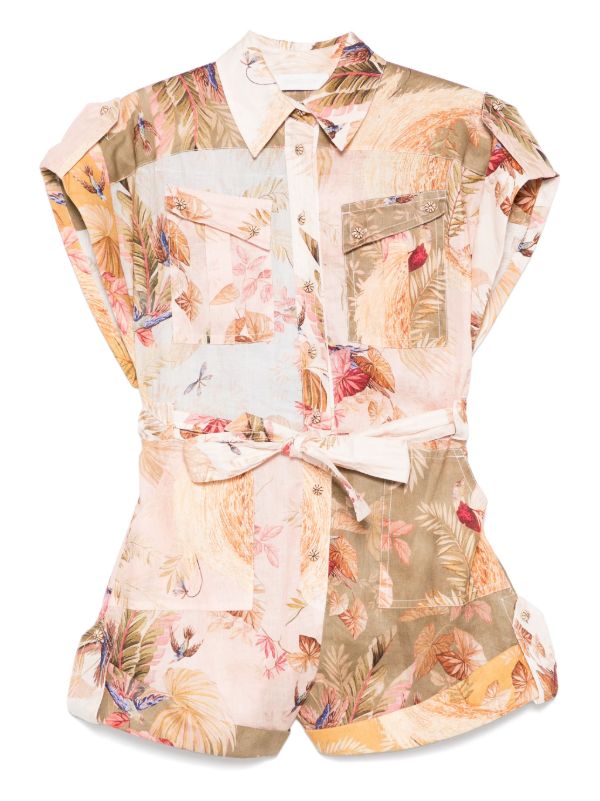 ZIMMERMANN Ascension Playsuit | Browns Playsuits