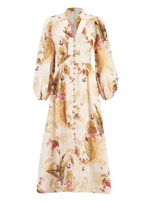 ZIMMERMANN Ascension Plunge maxi dress | Browns Day Dresses