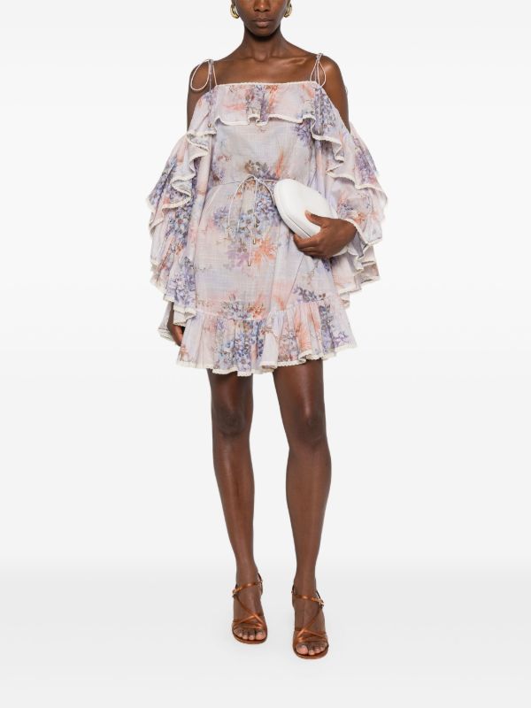 ZIMMERMANN Cascadian Mini Dress | Browns Cocktail & Party Dresses