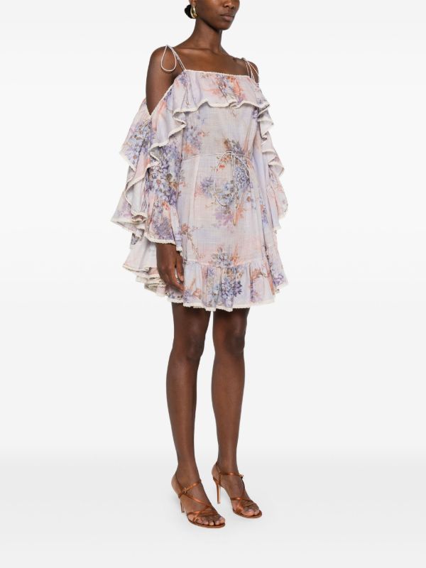ZIMMERMANN Cascadian Mini Dress | Browns Cocktail & Party Dresses
