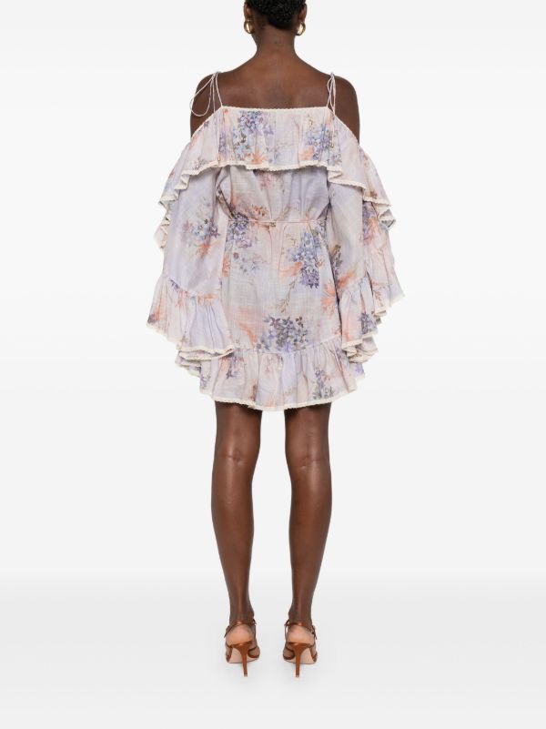 ZIMMERMANN Cascadian Mini Dress | Browns Cocktail & Party Dresses